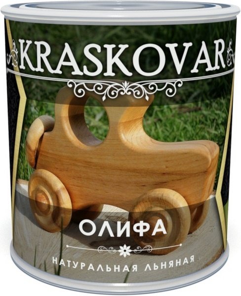 Олифа натуральная Kraskovar 0.75л