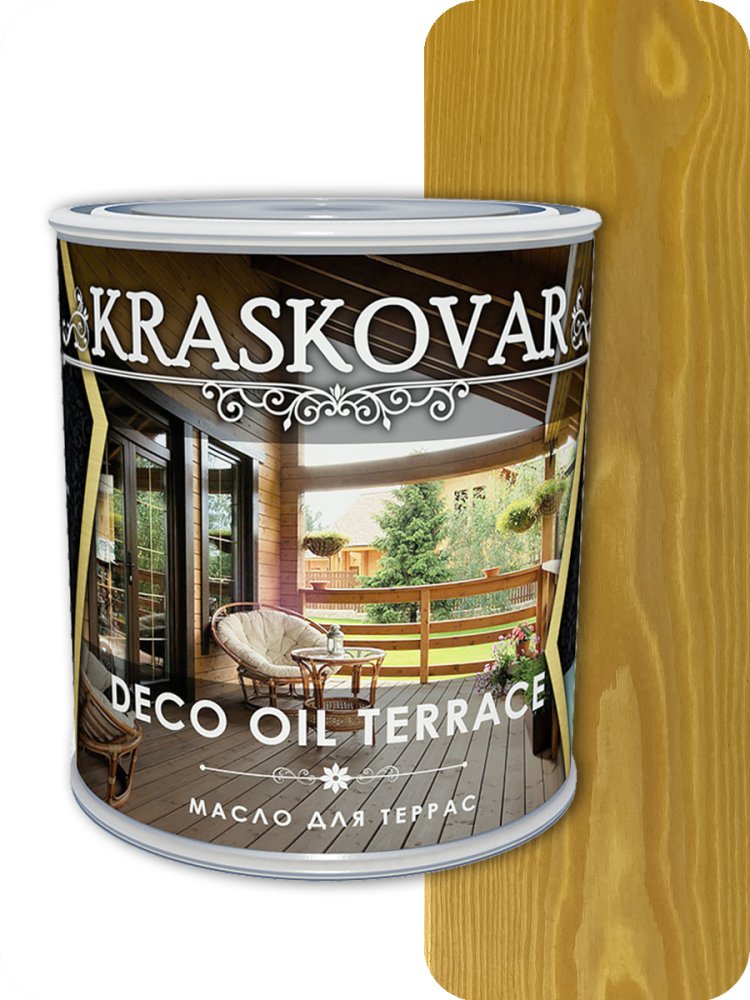 Масло для террас  Kraskovar Deco Oll Terrace Ель 2,2л