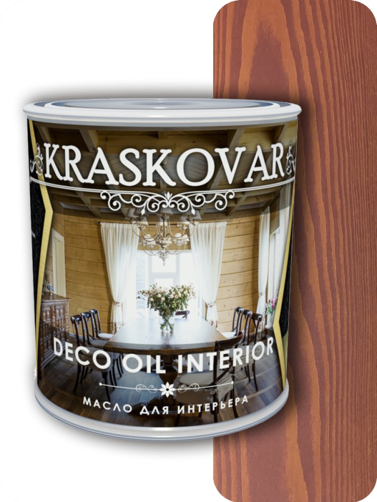 Масло для интерьера Kraskovar Deco Interior Вишня 0,04 л