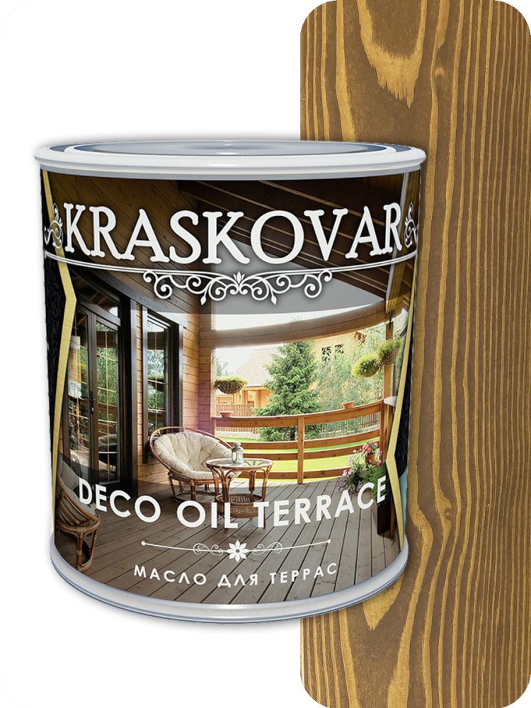 Масло для террас  Kraskovar Deco Oll Terrace можжевельник 0,75л