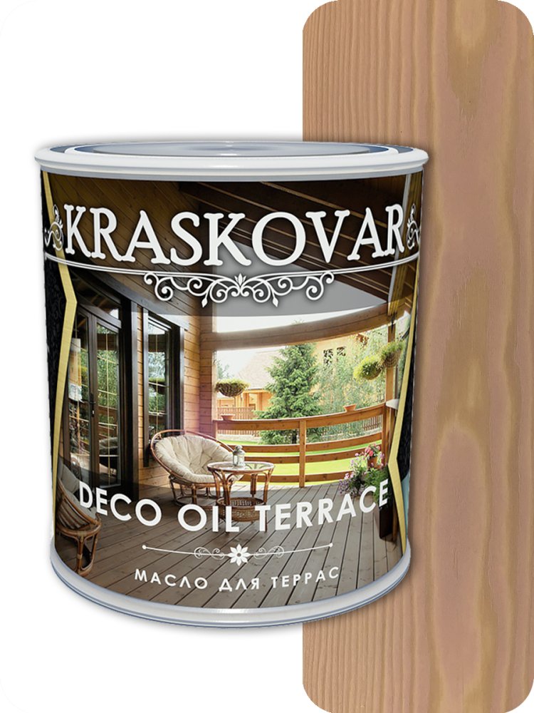 Масло для террас  Kraskovar Deco Oll Terrace Имбирь 2,2л