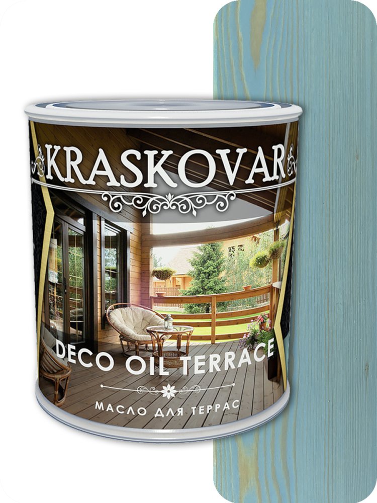 Масло для террас  Kraskovar Deco Oll Terrace Волна 0,75л