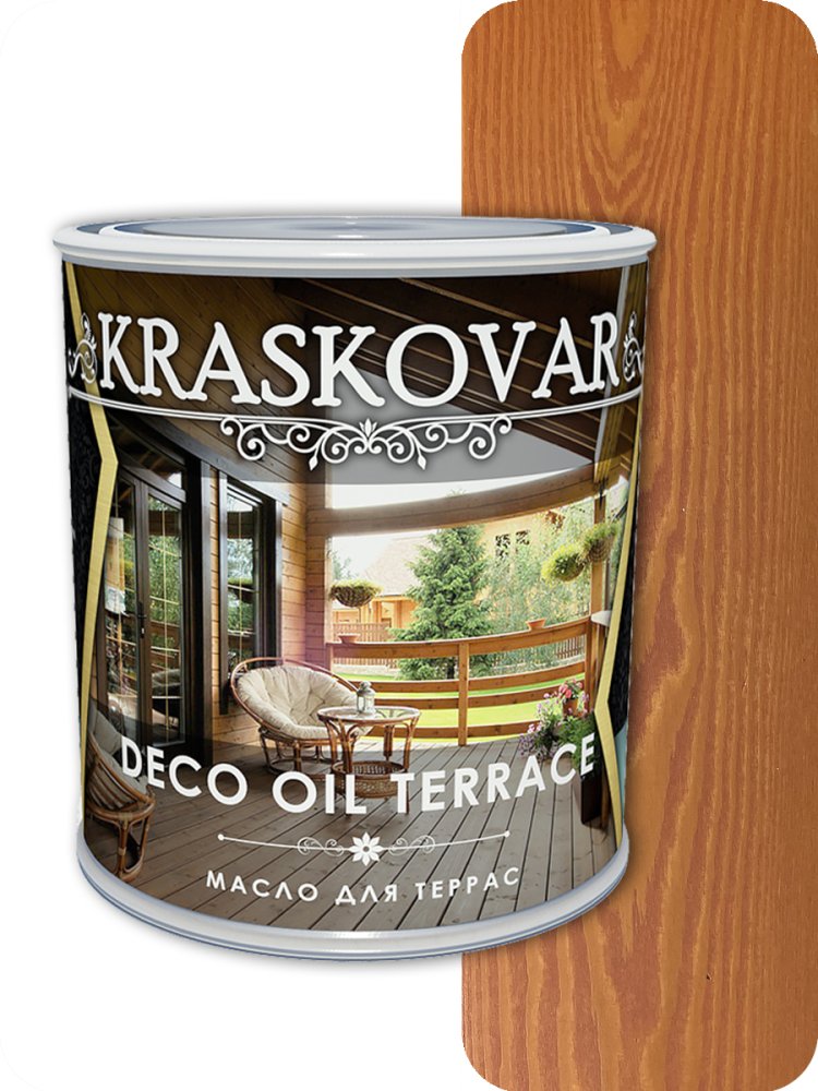 Масло для террас  Kraskovar Deco Oll Terrace Лиственница 2,2л