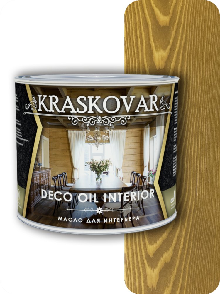 Масло для интерьера Kraskovar Deco Interior Дуб 2,2 л