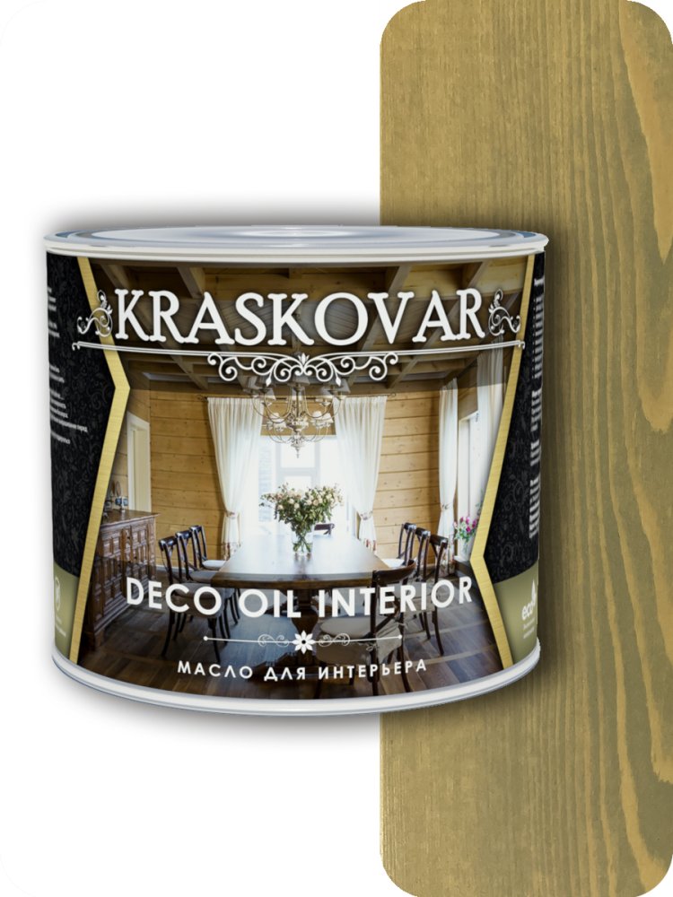 Масло для интерьера Kraskovar Deco Interior Бамбук 2,2л