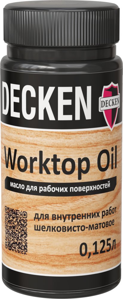 Масло  для рабочих поверхностей Decken Worktop Oil Spice белое 0,125л.