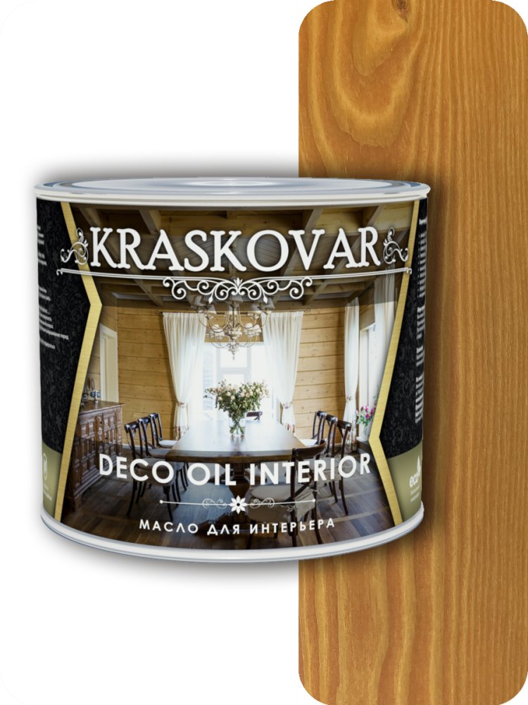 Масло для интерьера Kraskovar Deco Interior Осенний клен 2,2л