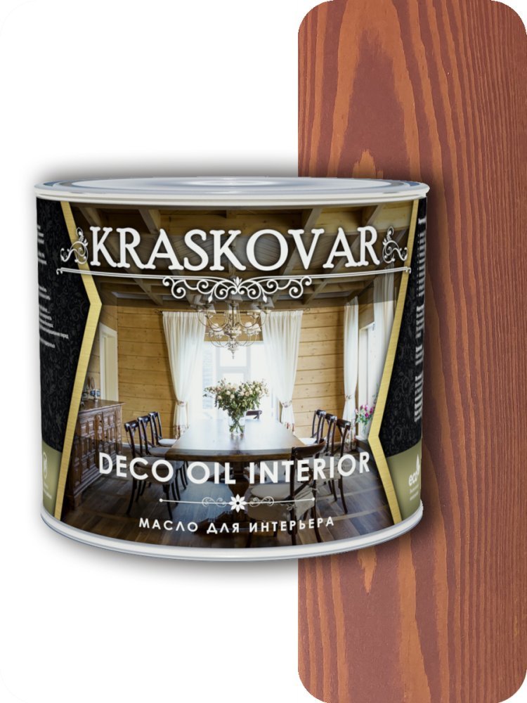 Масло для интерьера Kraskovar Deco Interior Вишня 2,2 л