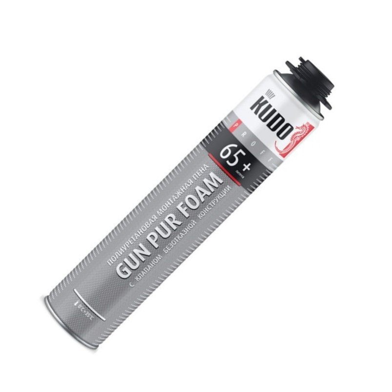 Пена монтажная KUDO PROFF1000мл 65++ARKTIKA NORD до-25С