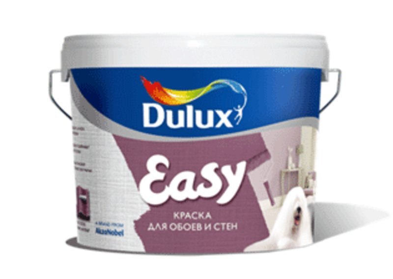 Краска для обоев и стен Dulux Easy BW матовый 2,5л.