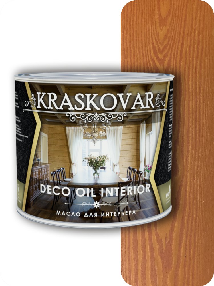 Масло для интерьера Kraskovar Deco Interior Лиственница 2,2л