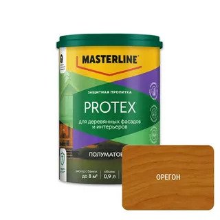Защитная пропитка Masterline Protex орегон 0,9л.