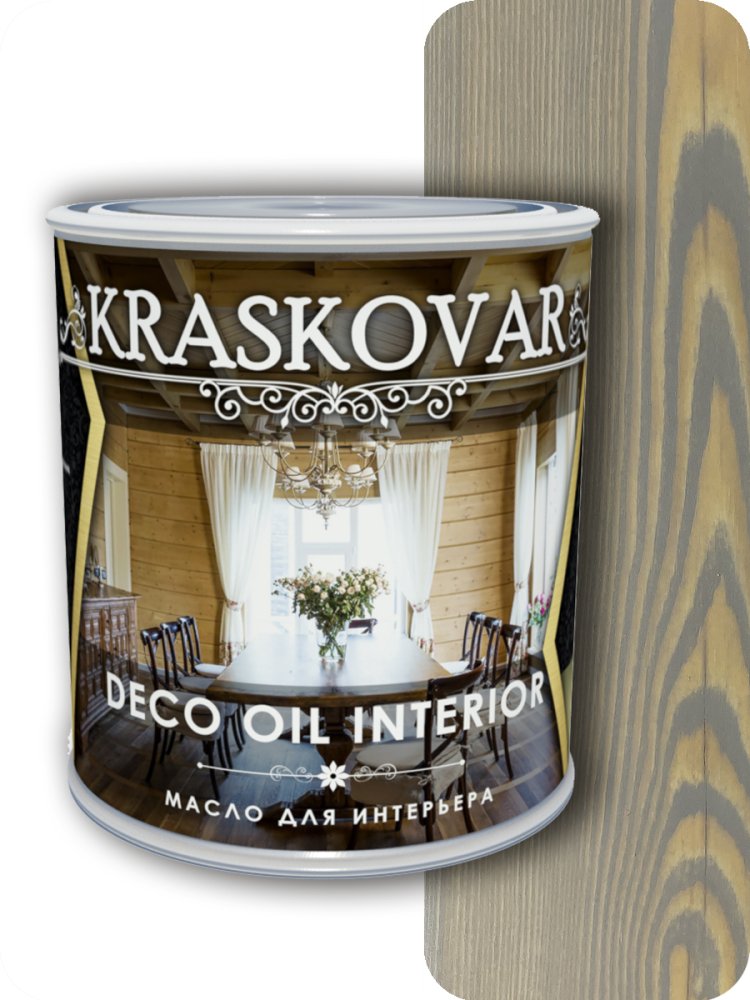 Масло для интерьера Kraskovar Deco Interior Туманный лес 0,75л