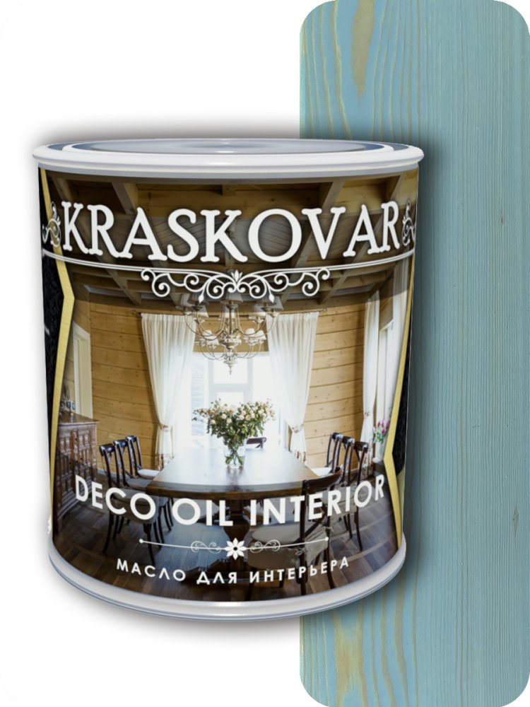 Масло для интерьера Kraskovar Deco Interior Волна 0,75л