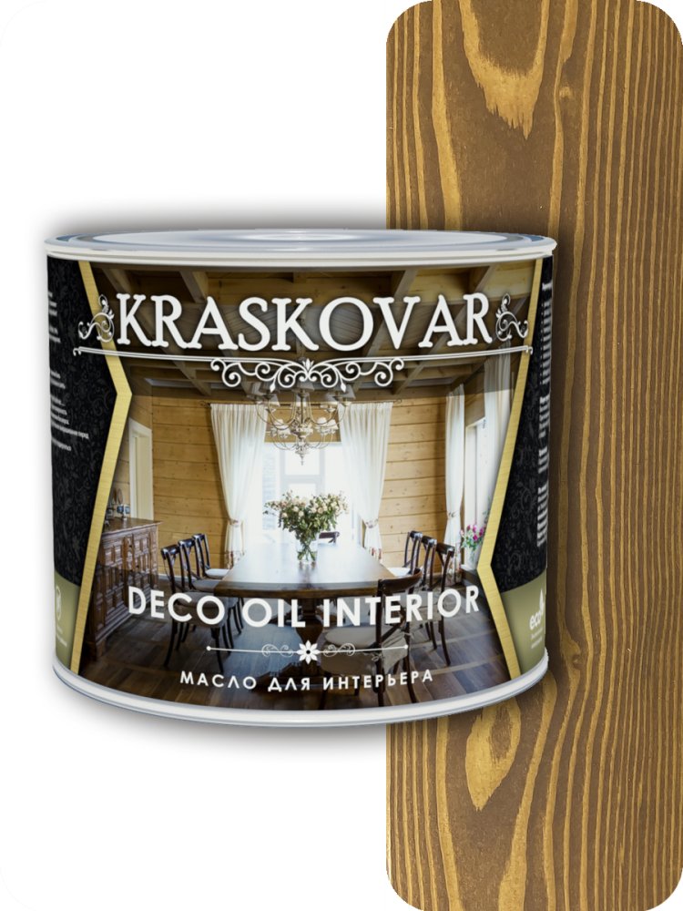 Масло для интерьера Kraskovar Deco Interior Можжевельник 2,2л