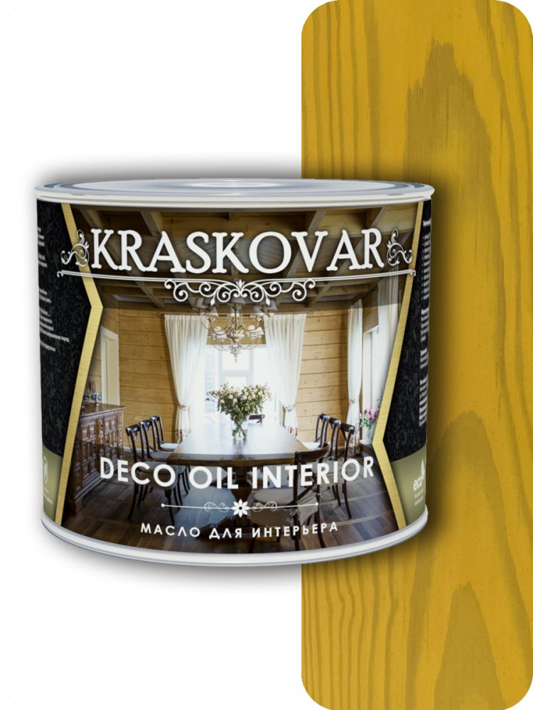 Масло для интерьера Kraskovar Deco Interior Сочная дыня 2,2л