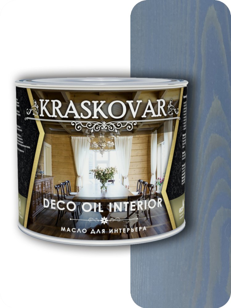 Масло для интерьера Kraskovar Deco Interior Аквамарин 2,2л