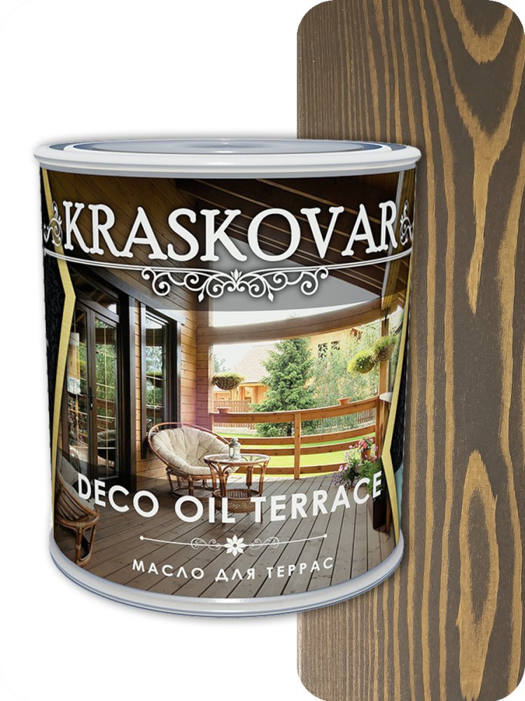 Масло для террас  Kraskovar Deco Oll Terrace Палисандр 2,2л