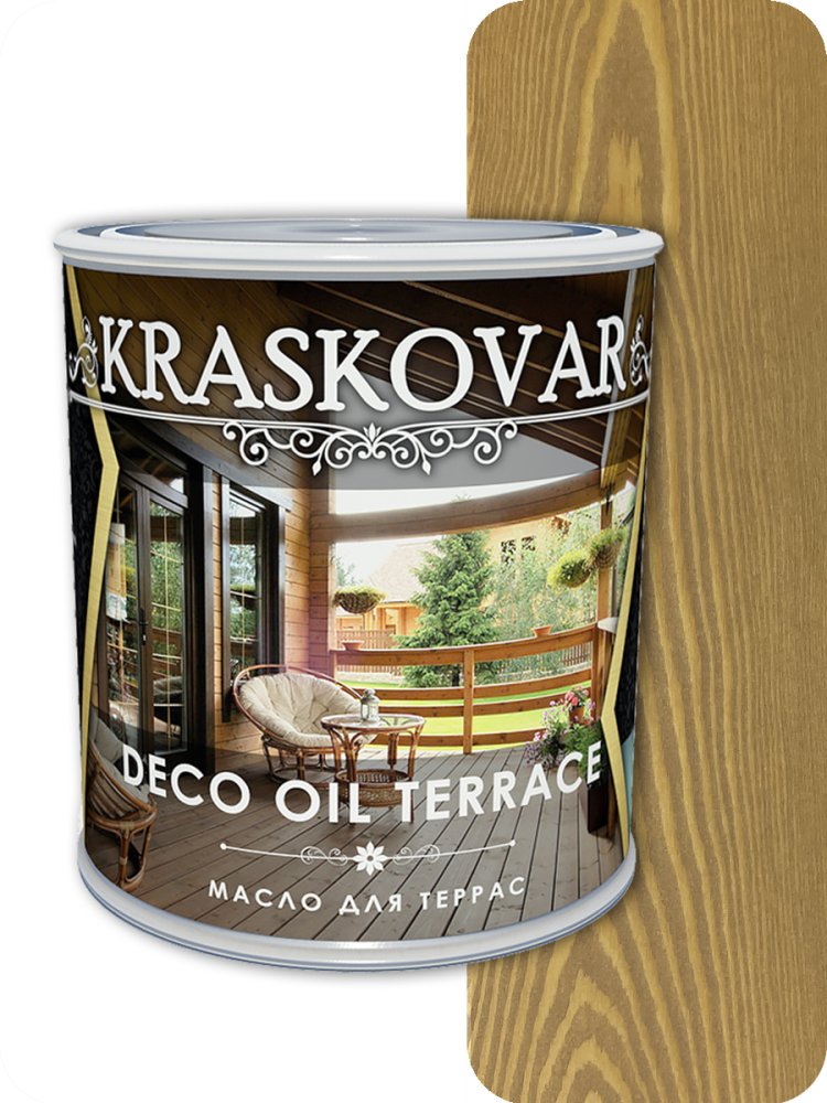 Масло для террас  Kraskovar Deco Oll Terrace Тоскана 2,2л